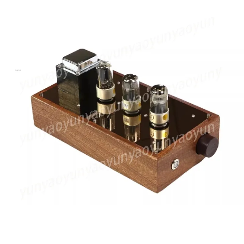 High Fidelity Tube Preamplifier, Stereo Front Stage, Wooden Chassis, with Tube Rectifier Sing-play, Adaptive Decoder