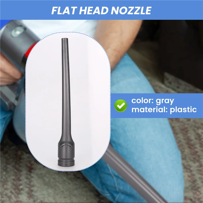 A94E-1PC Flat Suction Nozzle Head For Dyson Vacuum Cleaner Accessories Long Flat Suction DC35 DC45 DC58 DC59 DC62 V6 Brush Head