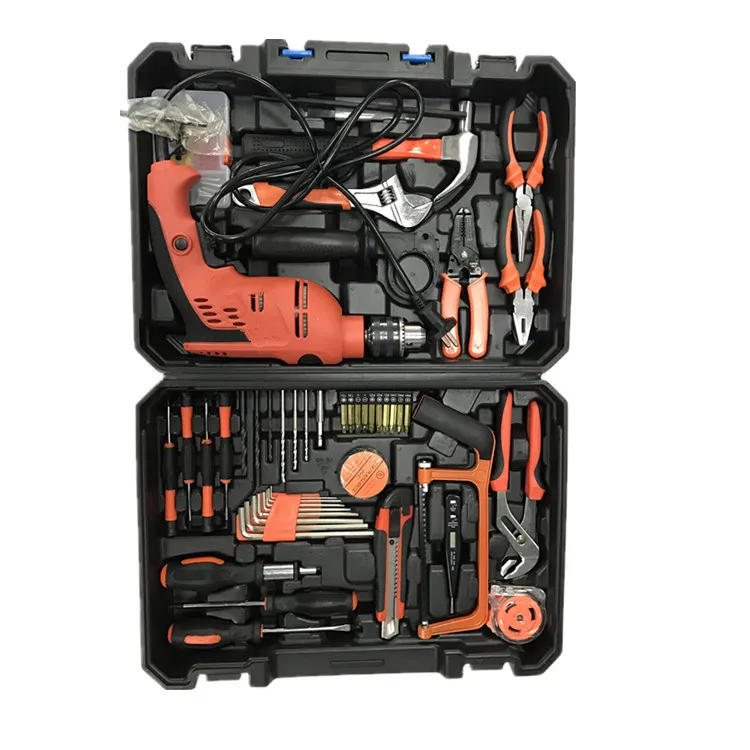 Hot Sale 112 Power Tools Household Tools Set Electric Impact Drill Hand Tools Set