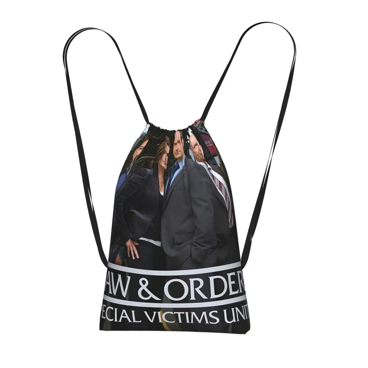 

Law And Order SVU Merch Backpacks Multi-function Drawstring Bags Shoes Bag Book Bags for Man Woman School