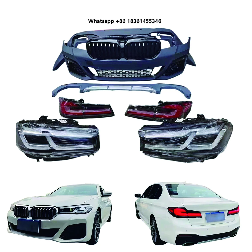 

For 5 Series G38 18-20 Upgrade to 23 MT Body Kit + Dual L Headlights & Tail Lights