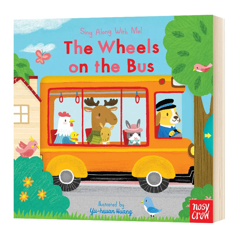 

The Wheels on the Bus Sing Along with Me, Baby Children's books aged 1 2 3, English picture book, 9781536214833