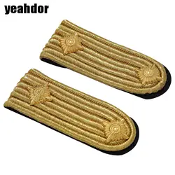 Unisex Universal Epaulet Belt Retro Classic Traditional Hand Woven Craft Clothing Metal Stars Uniform Accessories