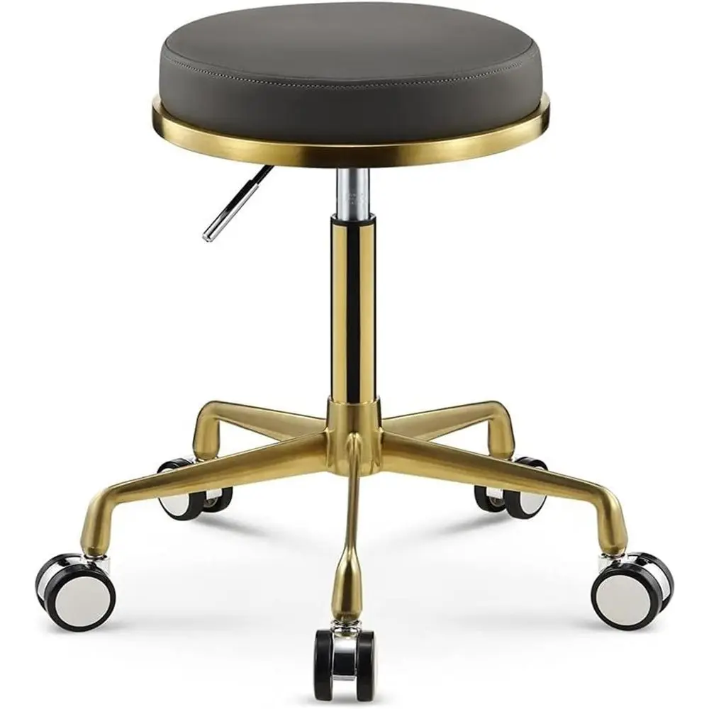 Adjustable Office Chairs, Rolling Stools, and Beauty Salon Seats with Stainless Steel Bases