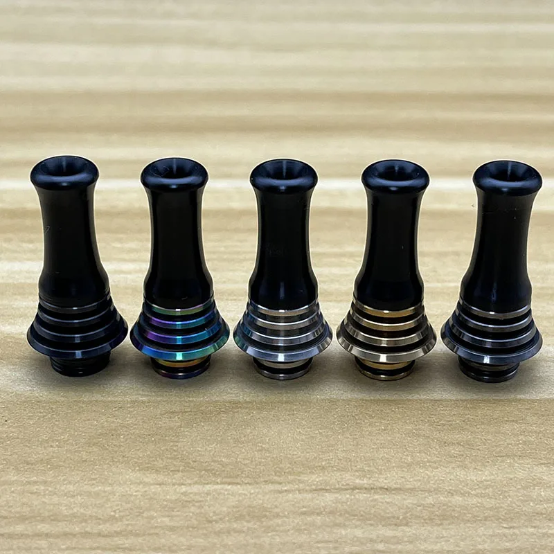 Taste Style Long MTL 510 Drip Tip POM Stainless Steel Heat Resistance 3mm Narrow Bore Mouthpiece Vape Tips For 510 for Berserker