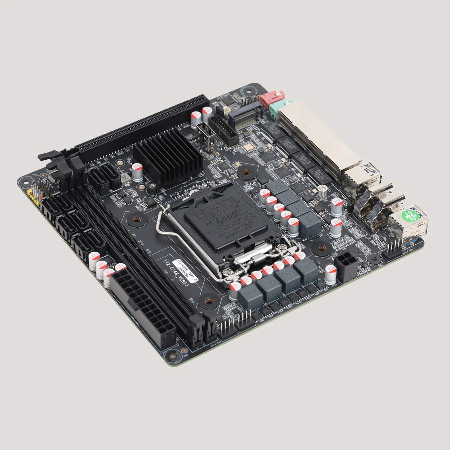 LGA1151 C246 Vpro NAS 마더보드 8SATA 4 LAN 2*DDR4 슬롯 3*M.2 PCIE X16 슬롯 8/9세대 코어 E-2100/2200 시리즈 지원 LAN 웨이크업