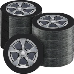 Tire Napkins Race Car Napkin Wheel Paper Napkin Car Party Decor Race Car Party Supplies for Birthday Baby Shower Birthday Party