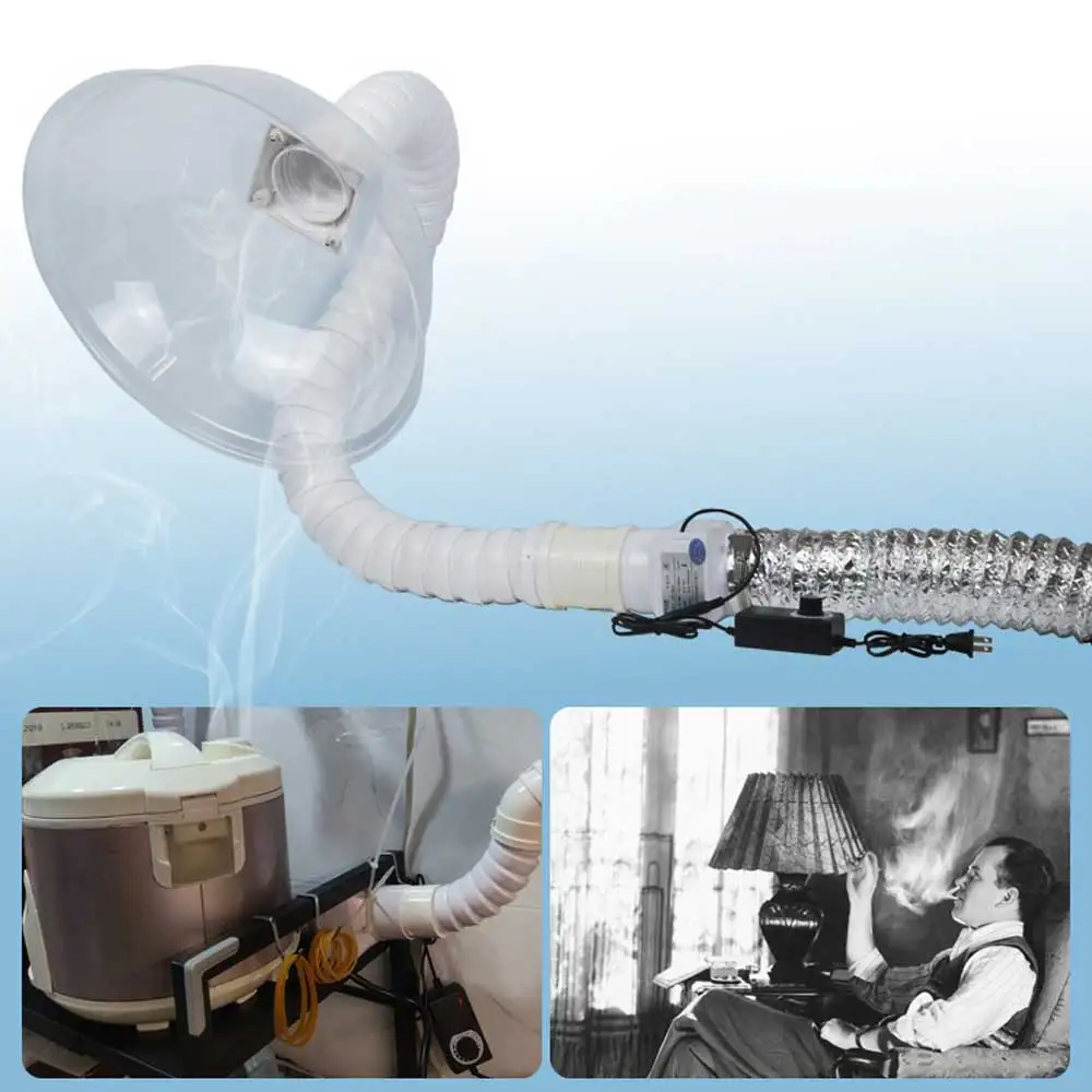 Ventilador de escape de humo para interiores, pequeño ventilador de escape de purificación de estaño para soldadura, ventilador de escape de humo de moxibustión