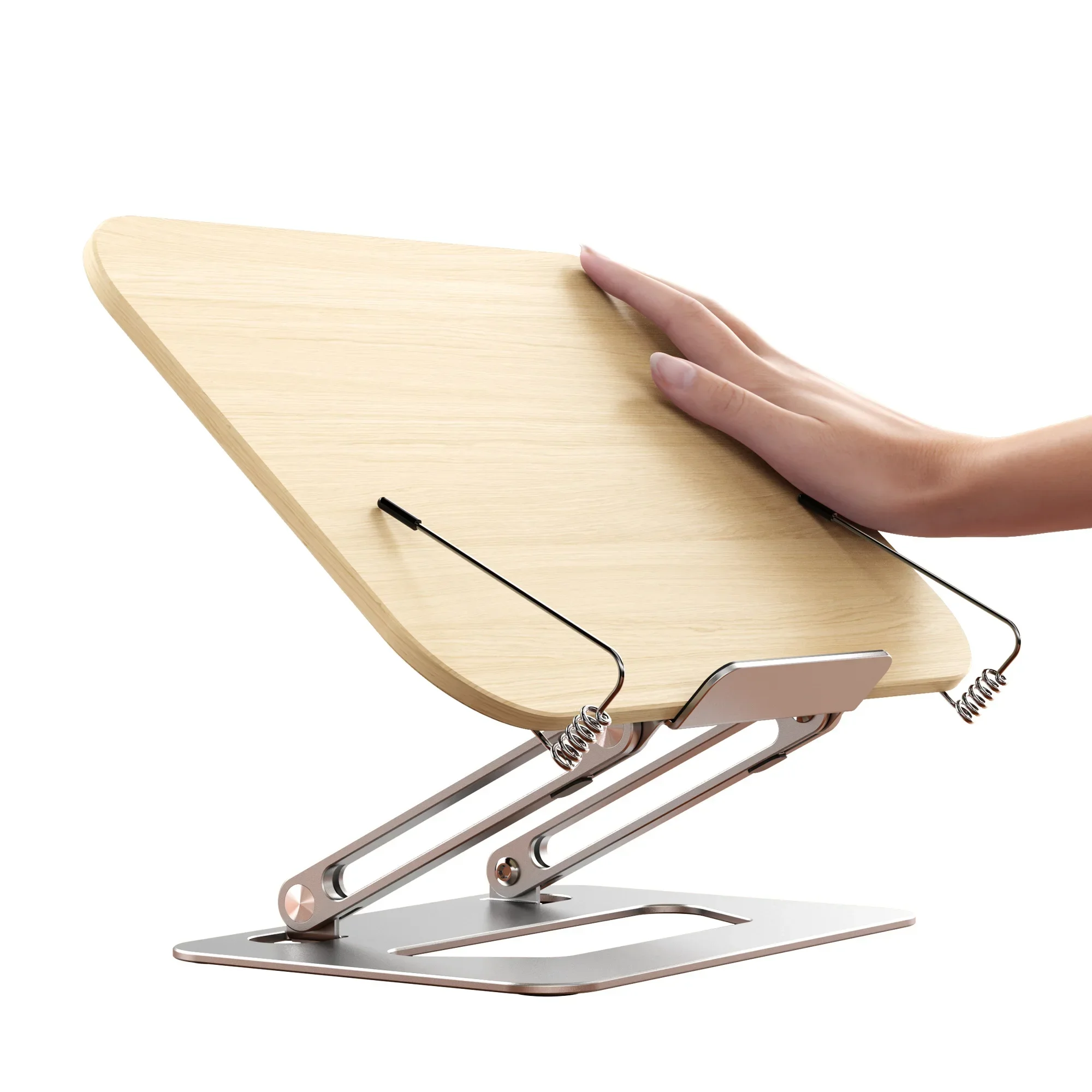 Wooden Reading Book Stand Children's Multi-functional Book Lazy Reading Bookshelf Student Adjustable Tablet iPad Laptop Stand