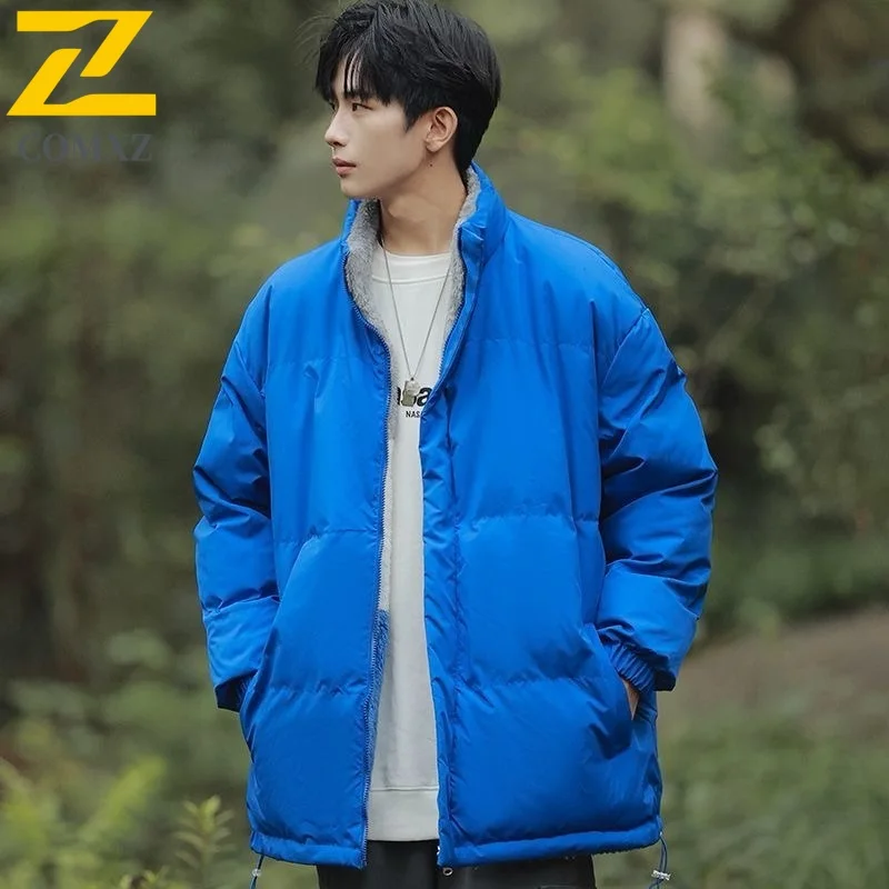 

COMXZ Men's Fleece Jacket 2025 Solid Color Snow Hiking Warm Design Daily Street Winter Jacket Camping Trip High-Quality Jacket