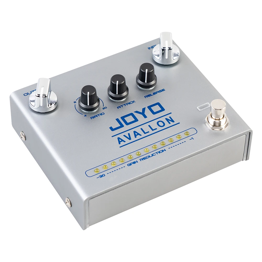 JOYO R-19 คลาสสิกการบีบอัดเหยียบ Avallon กีตาร์เบสพร้อม RATIO/ ATTACK/RELEASE ฟังก์ชั่นอิสระสัญญาณควบคุม