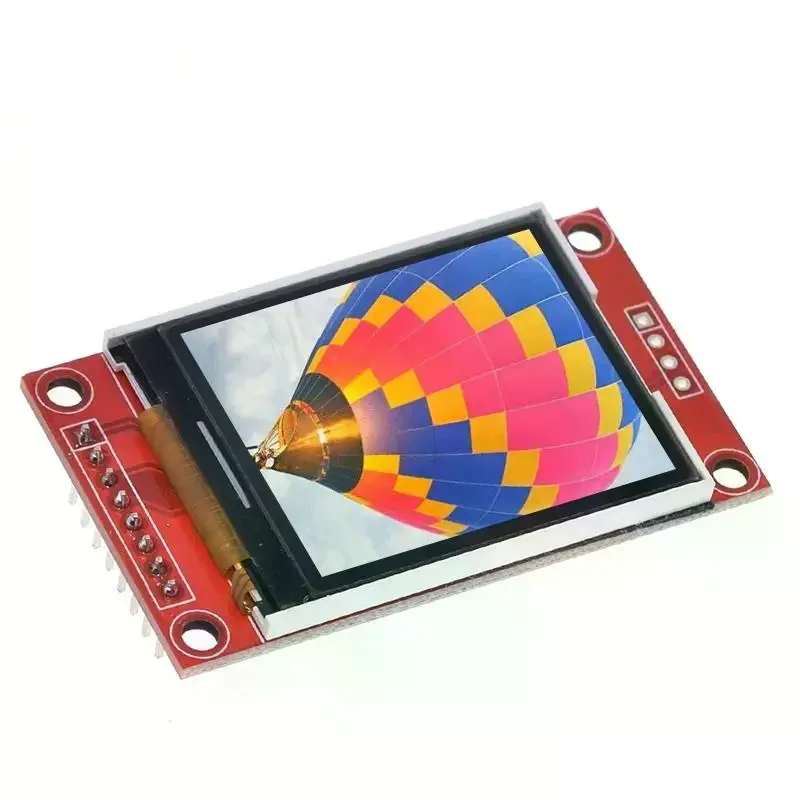 1.8 Inch TFT LCD Module LCD Screen Module ST7735 SPI Serial 51 Drivers 4 IO Driver TFT Resolution 128*160 For