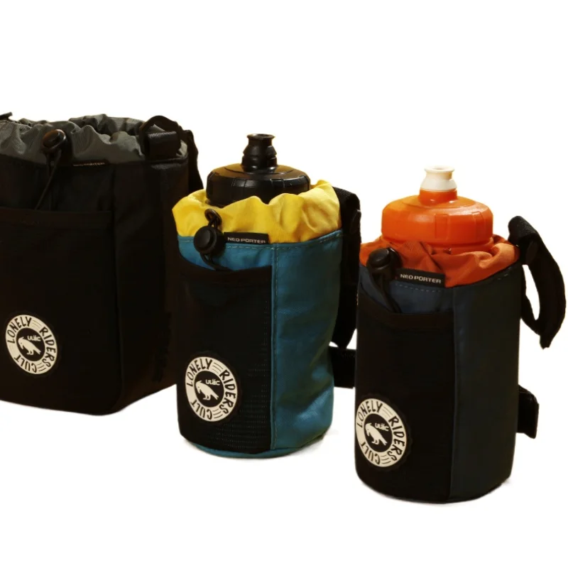 ULAC 1L Bicycle Handlebar Bag Drawstring Water Bottle Storage Pouch Insulated Option for Road MTB Cycling Accessories
