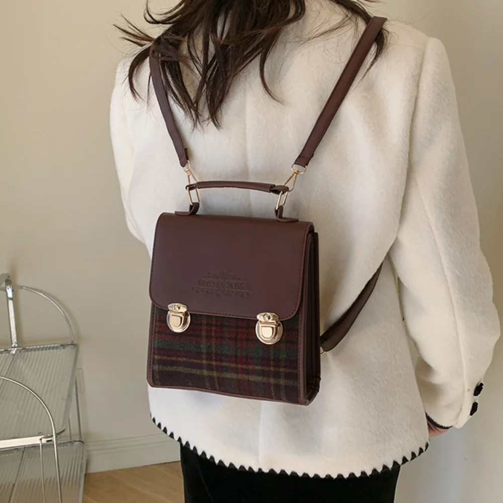 Small Shoulder Bag Preppy Shoulder Bag Korean Trendy All Match Schoolbags High-end Temperament Backpacks Girls