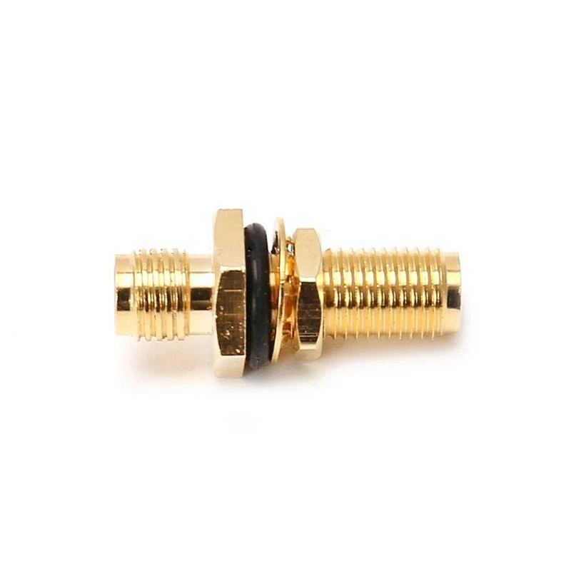 

U55B SMA Female RF Connector Straight Coaxial Converter Adapter Panel Mount O-Ri