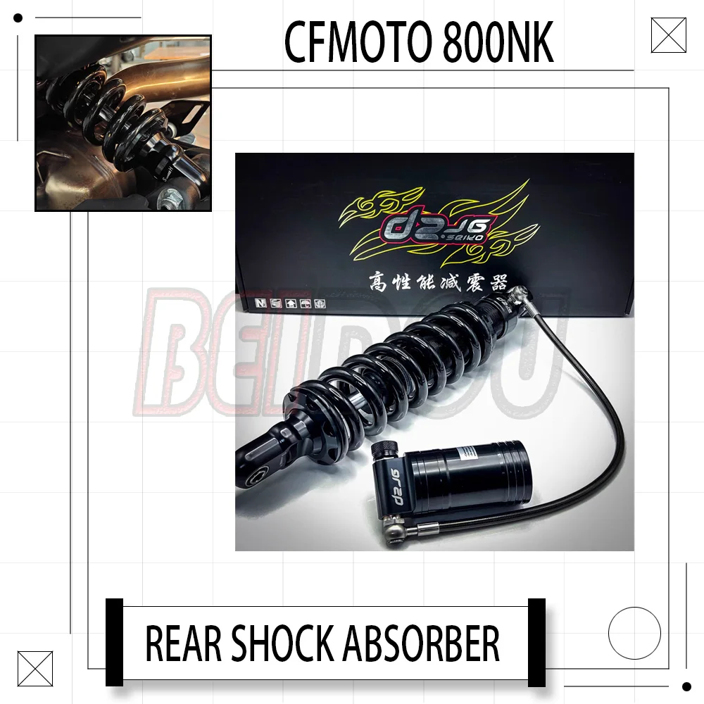 

Для мотоцикла CFMOTO 800NK NK800 800 NK модифицированный отскок вниз регулируемое давление газового баллона центральный задний амортизатор