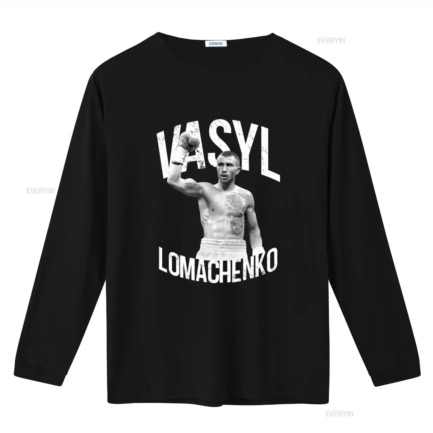 Vasyl Lomachenko Boxing Themed Men's T Shirt S To 3Xl Stylish Print for Fans vintage Washed Casual designer clothes fashion