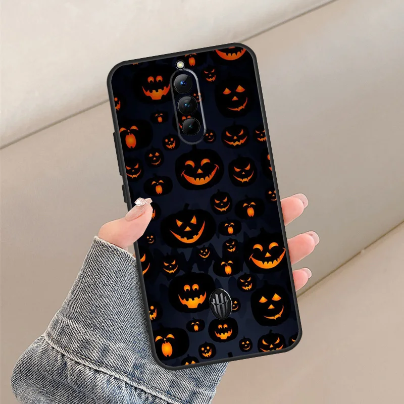 HALLOWEEN TRICK TREAT PUMPKIN Cover Coque Case For Nubia Red Magic 8S Pro Redmagic 8 Pro Plus 6S 7S 6 7 Pro 5S 6R 5G