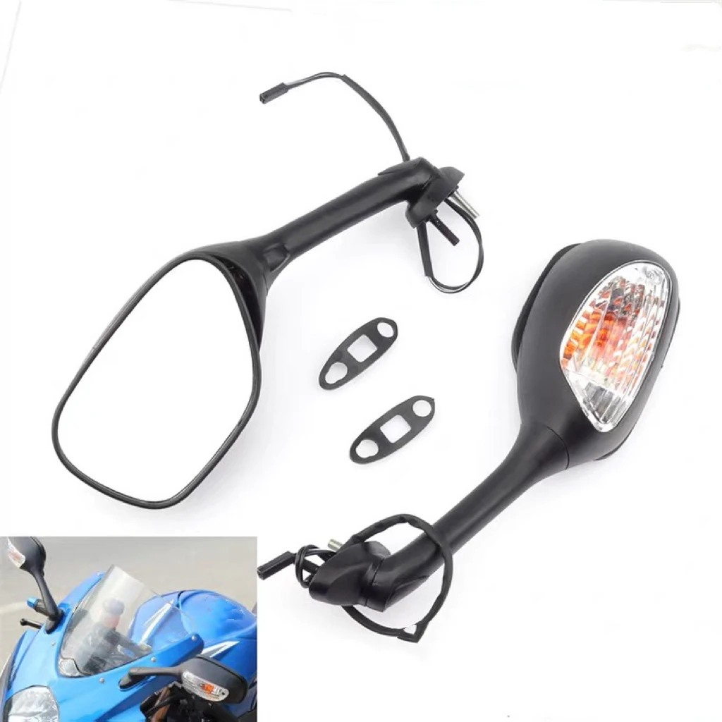 

For Suzuki GSX-R1000 GSX-R600/750 Motorcycle LED Indicator Light Rearview Rear View Wing Side Mirrors 2005-2011