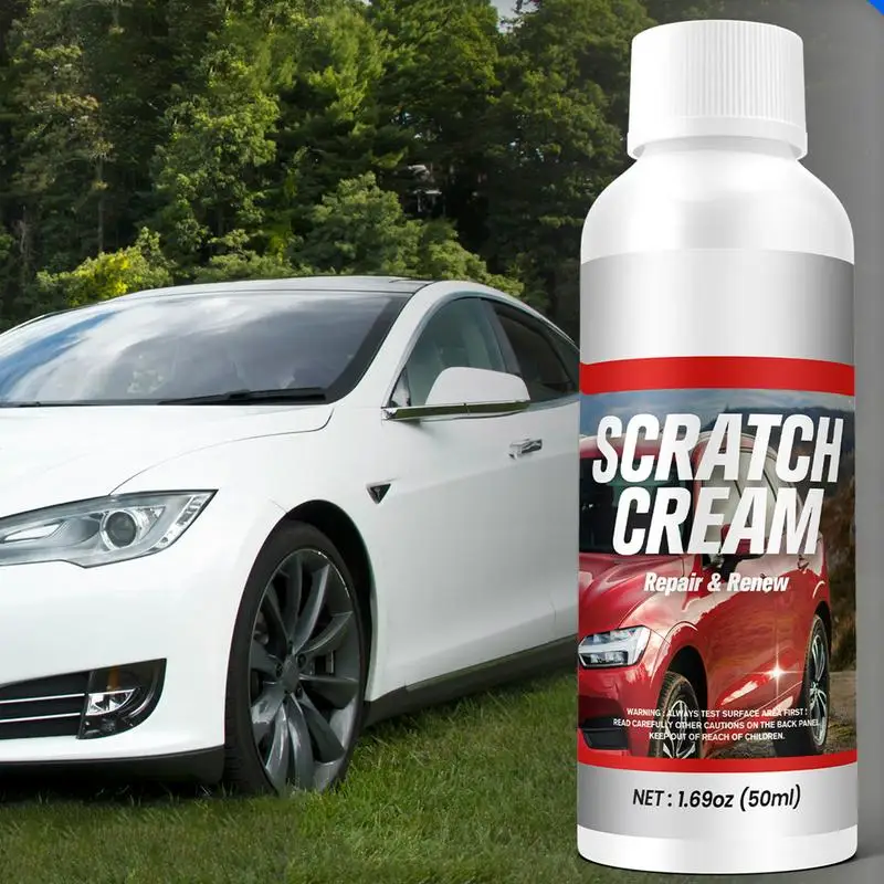 50ml Car Paint Renovation For Minor Scratch Repair Car Scratch Remover Car Polishing Paste With Sponge Car Body Paint Care Kit