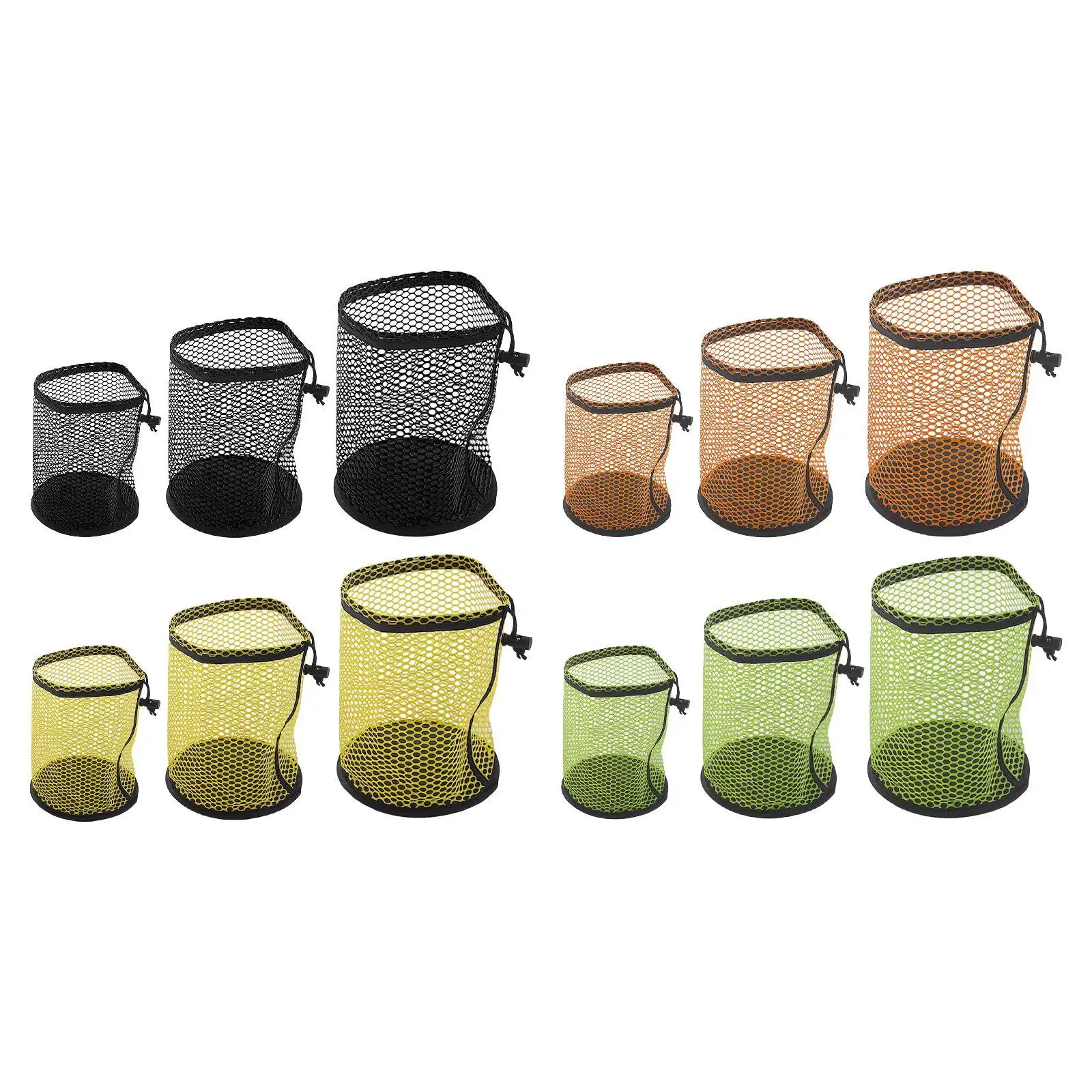 

3Pcs Golf Ball Bags Pouch Outdoor Sports Supplies Organizer for Golf Tennis