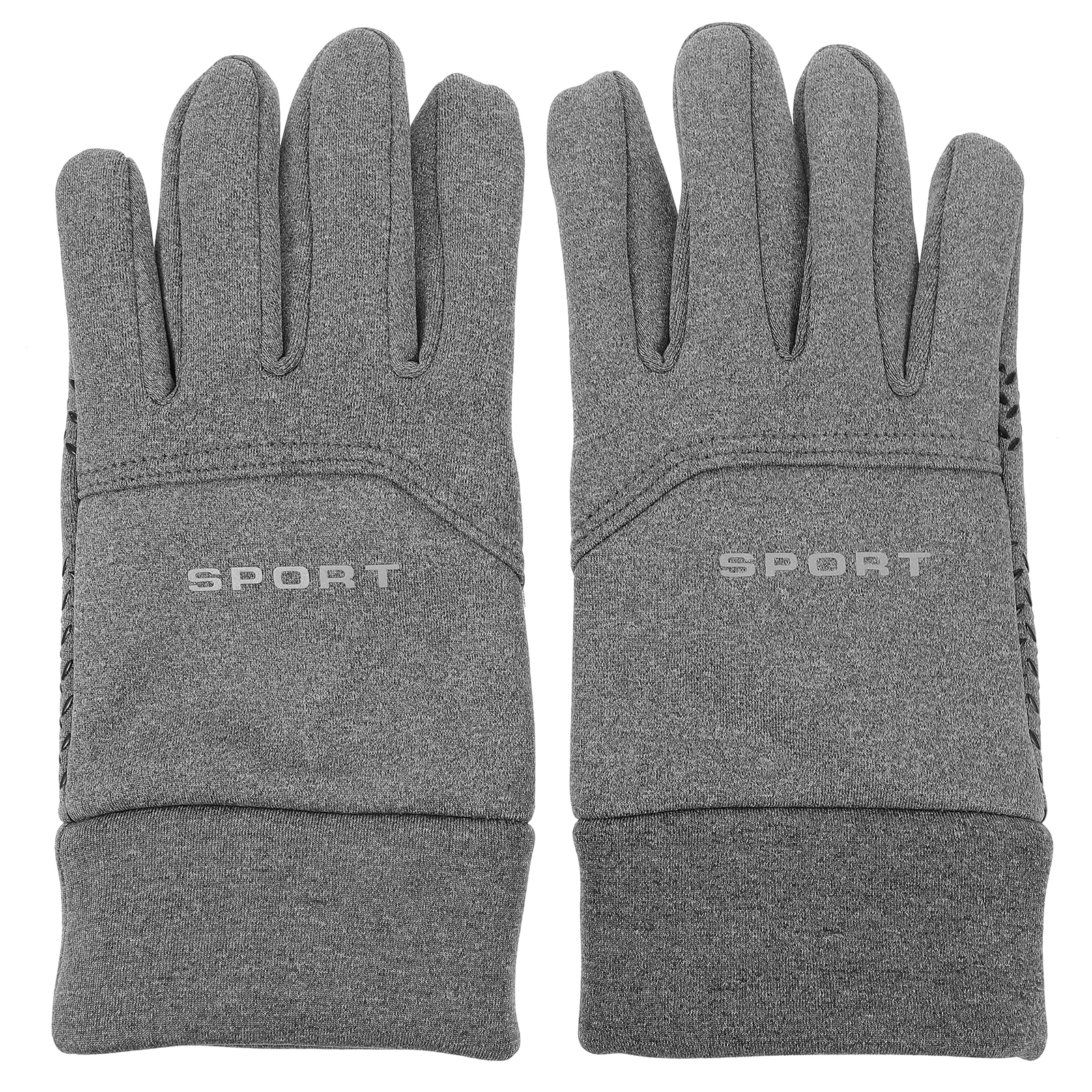 

Windproof Waterproof Gloves Men Grey XL Cycling Skiing Motorcycle Riding Touchscreen Anti Slip Outdoor Sports Warm Durable