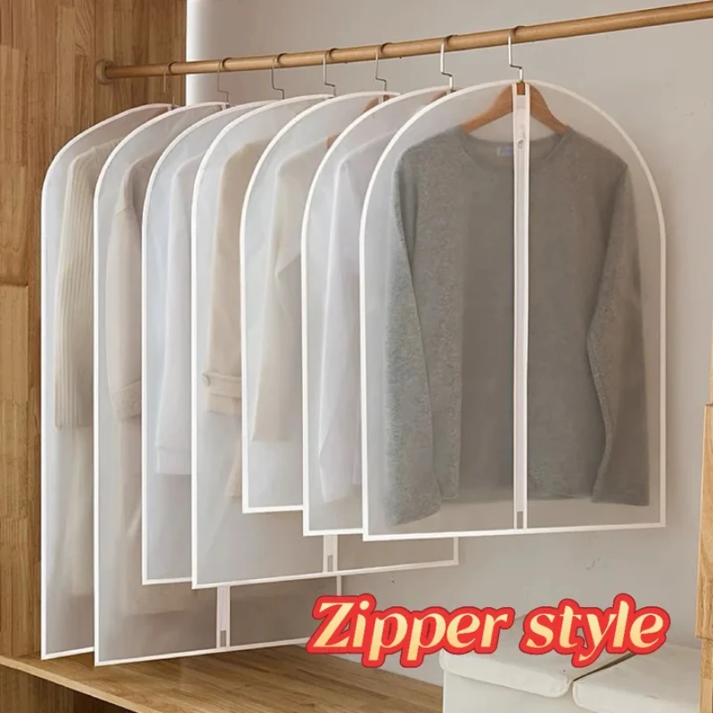 Waschbarer Kleiderhängeschutz Hochzeitskleid-Abdeckung Anzug-Mantel-Aufbewahrungstasche Garderobe Hängende Kleiderorganizer