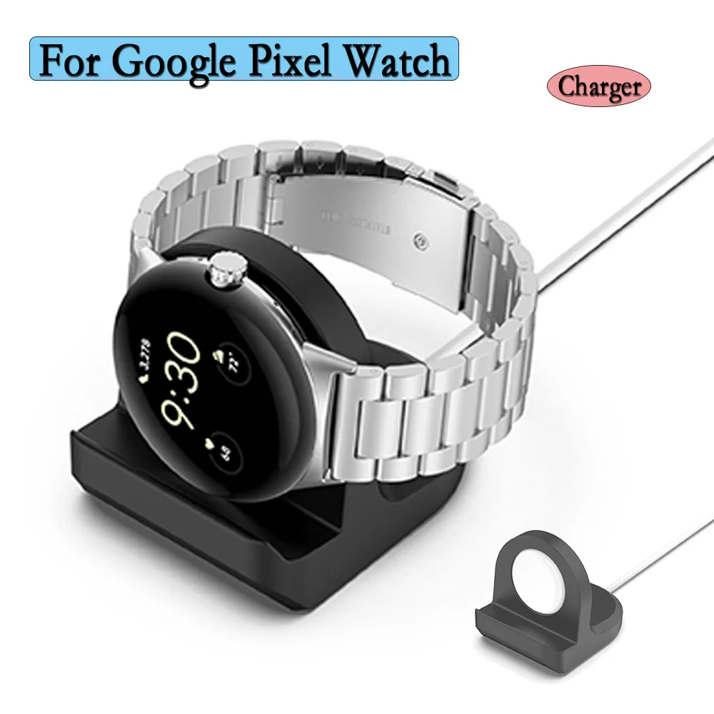 Charge Accessories For Google Pixel Watch Silicone Charging Base Universal Silicone Bracket Cable Wire Charger