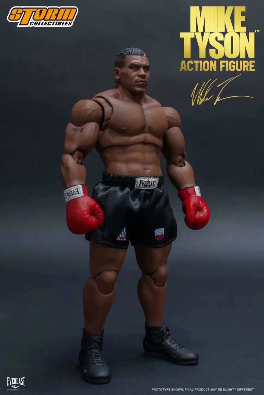 New Storm Toys 1/12 Mike Tyson Boxing Champ Three Head Sculpture Full Set 6'' Action Figure In Stock For Fans Collection