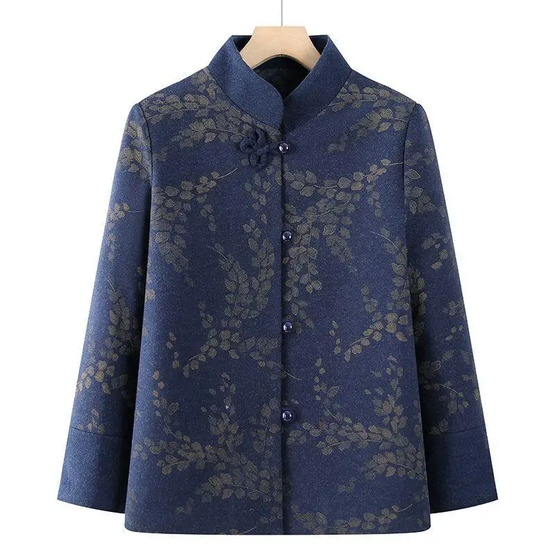 

Женское зимнее пальто, верхняя одежда, осеннее пальто для бабушки для пожилых женщин, куртка на флисовой подкладке, теплая верхняя одежда для пожилых женщин, повседневная одежда