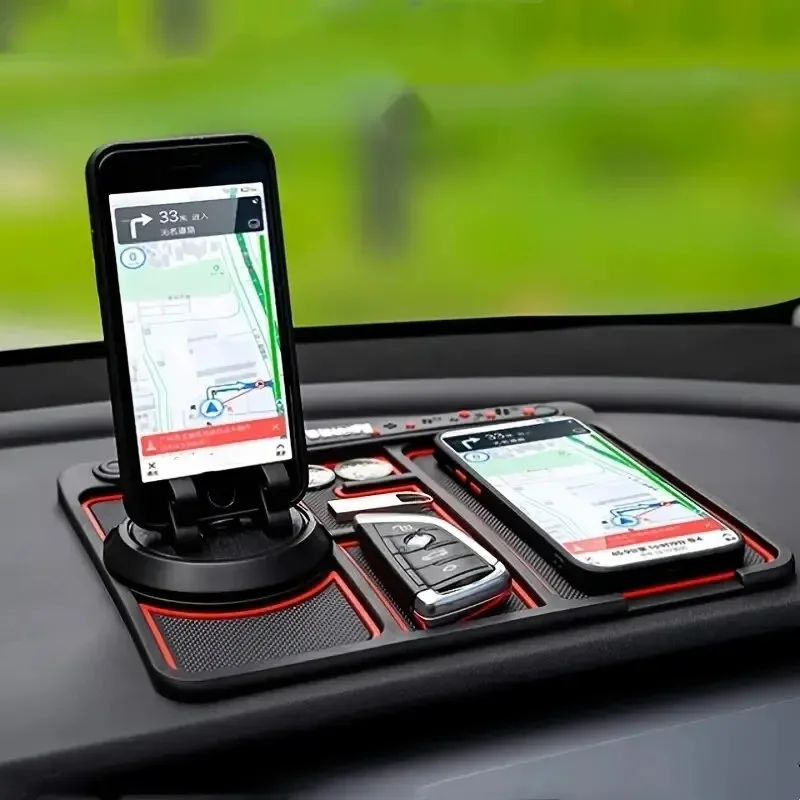 

MultiFunction Car Anti-Slip Mat Auto Phone Holder Non Slip Sticky Anti Slide Mobile Phone Mount Silicone Dashboard Car Pad Mat
