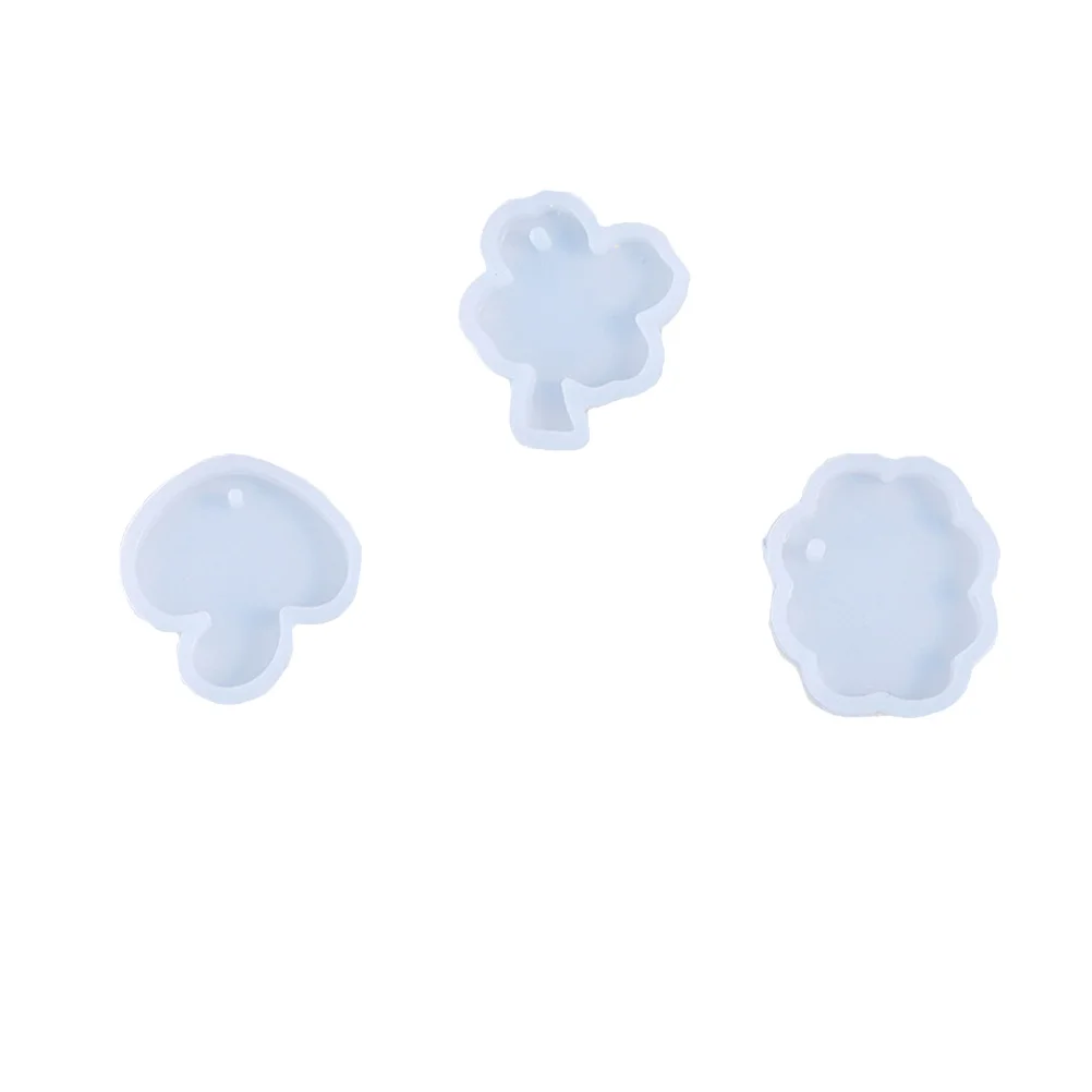 

3 PCS Silicone Pendant Mold Gift Mould Epoxy Casting Practical Silica Gel Molds Crafts