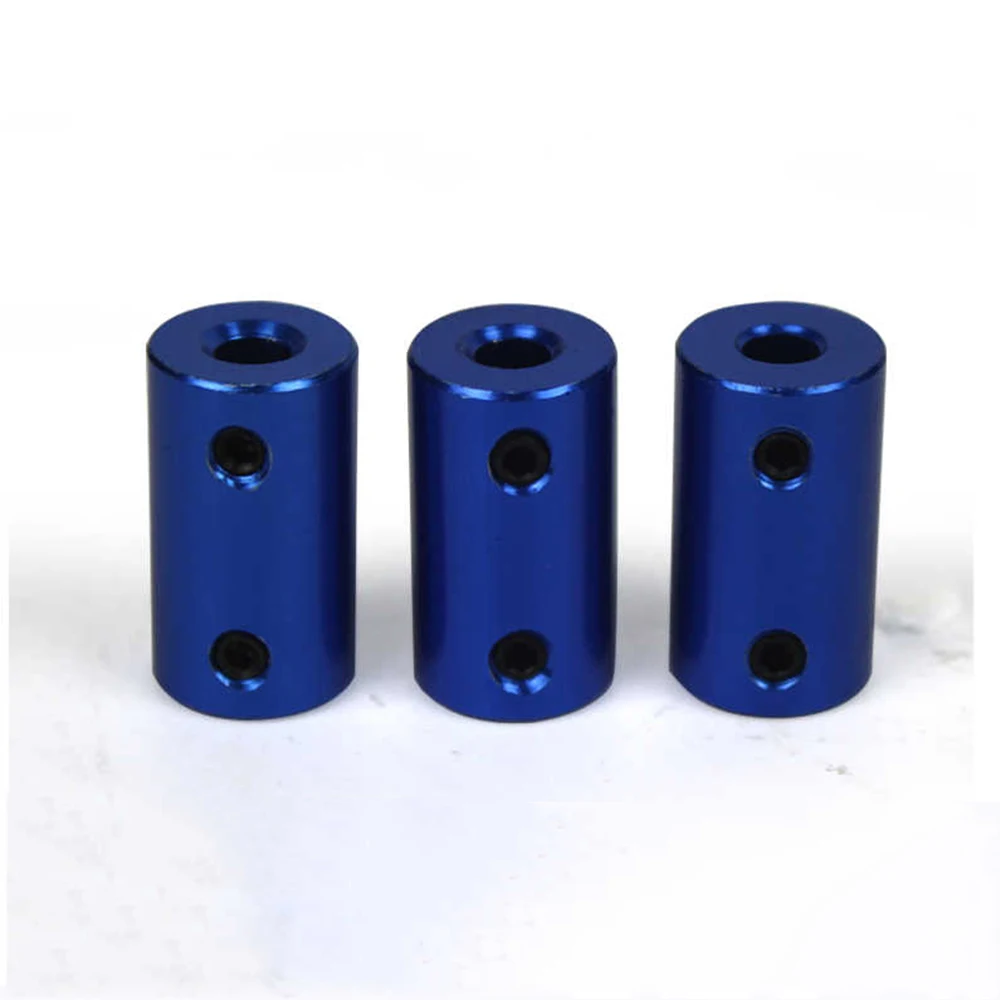 1Pcs Royal Blue Cylindrical Hard Top Wire Aluminum Alloy Coupling Aperture 3/4/5/6/7/8/10mm Printer Parts Screw Stepper Motor