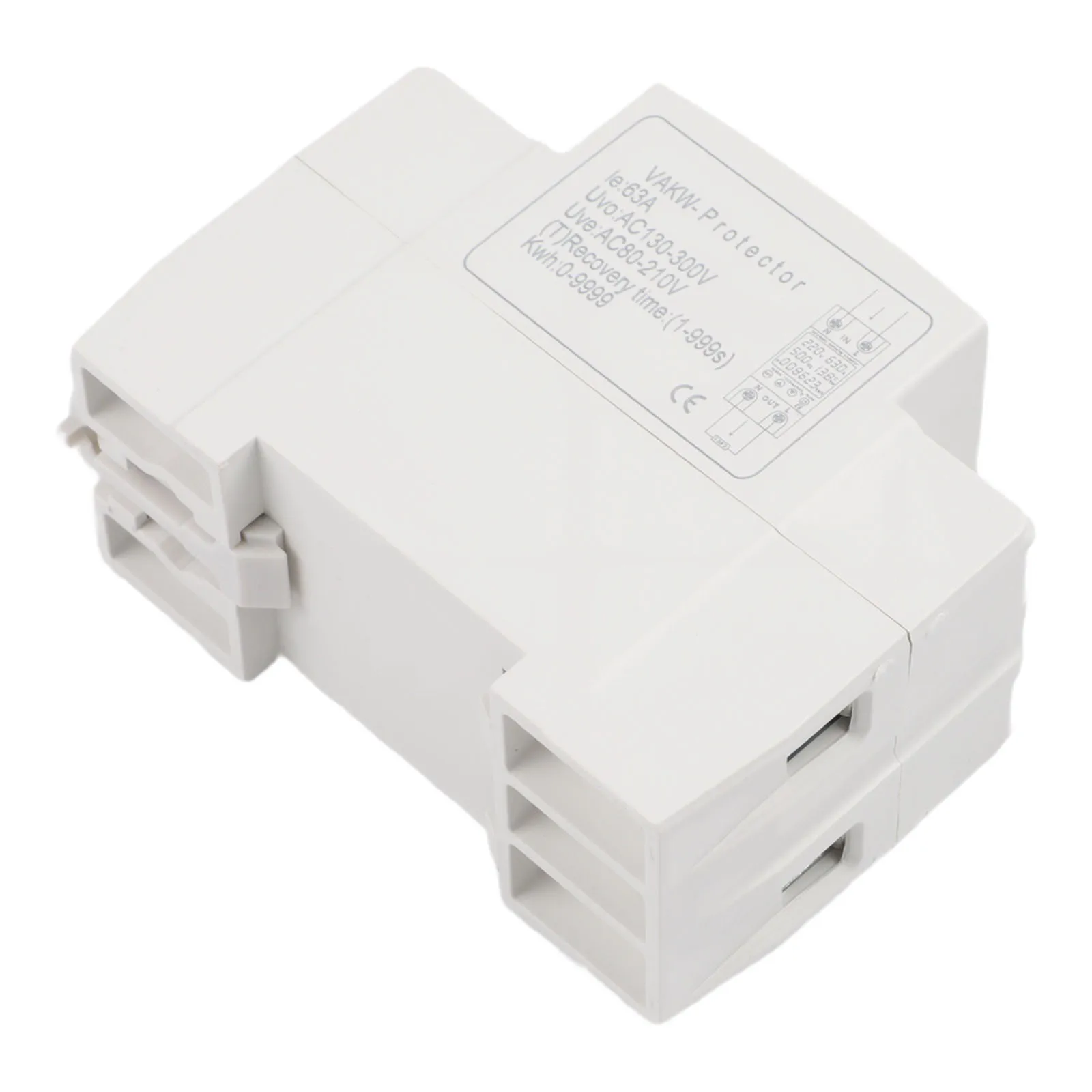 Automatic Voltage Regulation Device Overvoltage Protector Smart Meter As Shown 2P Voltage Protector Automatic Voltage Regulation