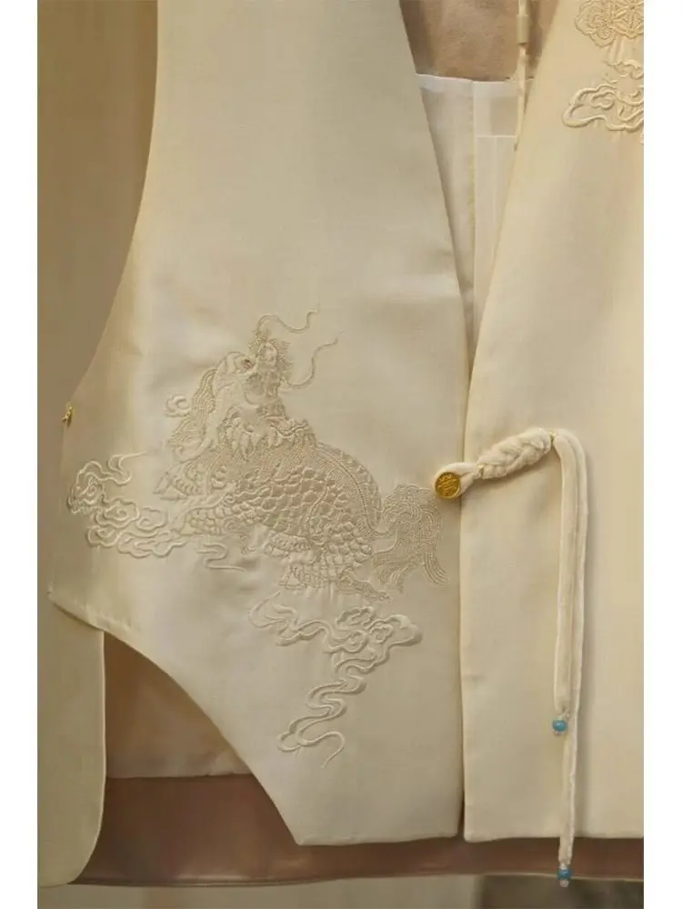 التطريز الرجعية سترة المرأة فضفاضة أكمام مطرزة الخامس الرقبة القمم النمط الصيني العرقية خمر تانغ سترة Symmer موضة جديدة #2