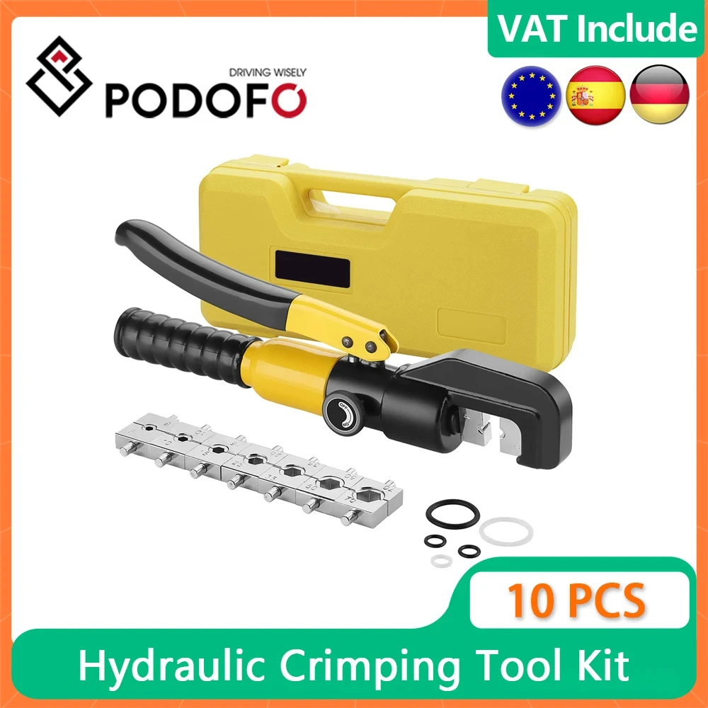 Podofo Hydraulic Crimping Tools YQK-70 Cable Lug Crimper Plier Hydraulic Compression Tool