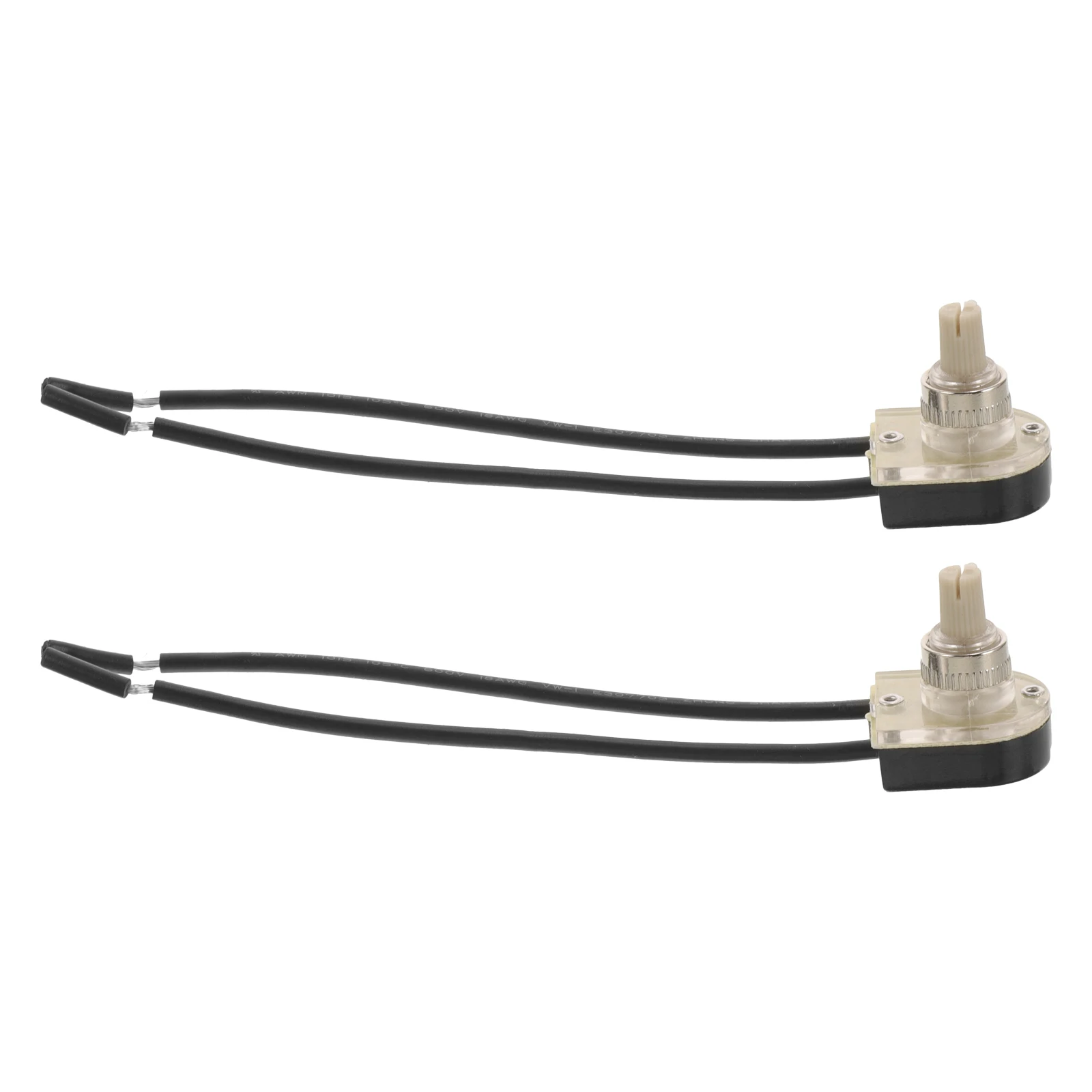 

2pcs Rotary Knob Switch 360-Degree Rotation For Desk Lamp Table Light Replacement Lamp Accessories Black Switch Button