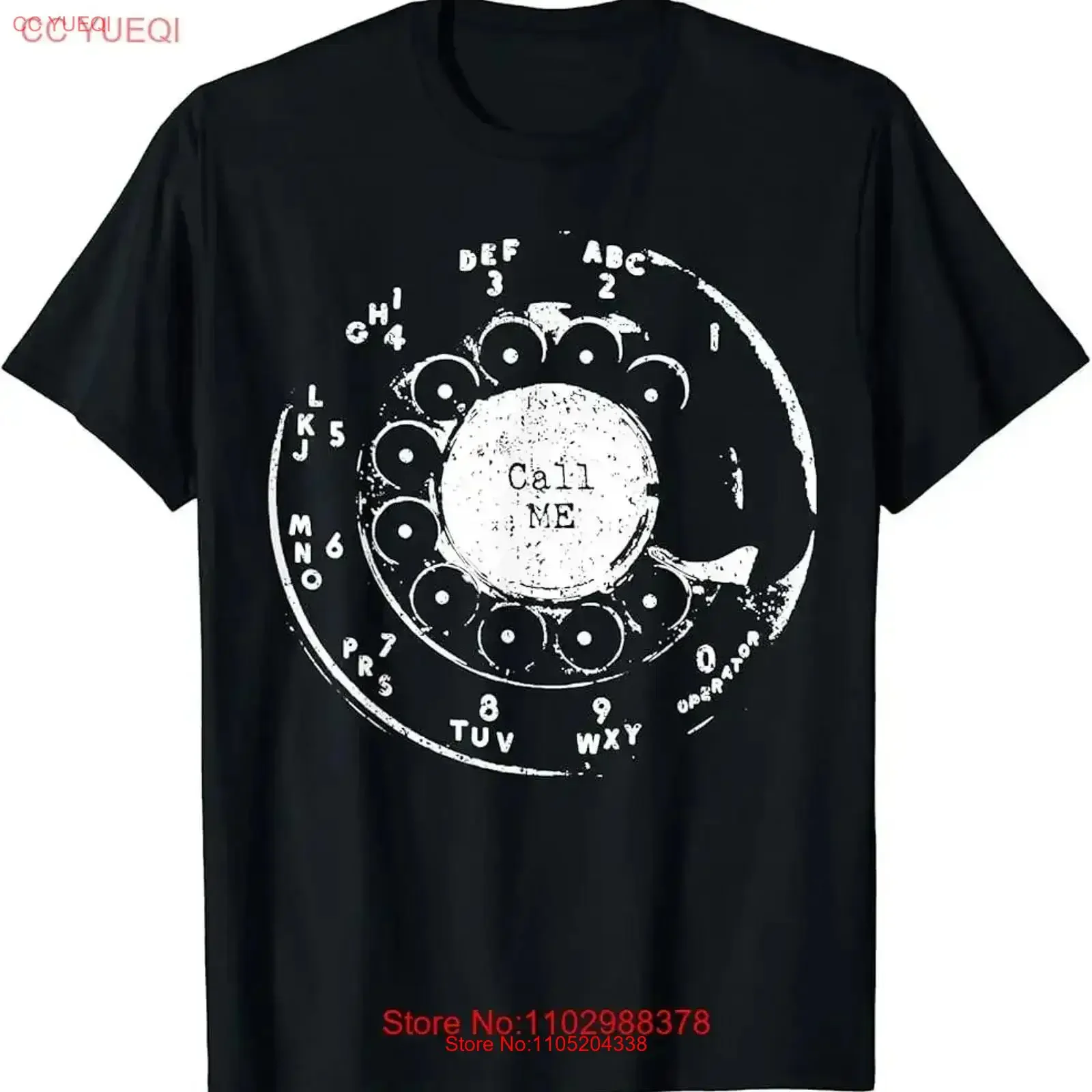 Vintage Call Me Retro Rotary Phone Dial T Shirt Washed graphic Versatile designer clothes Top For Everyday Wear Stylish Soft
