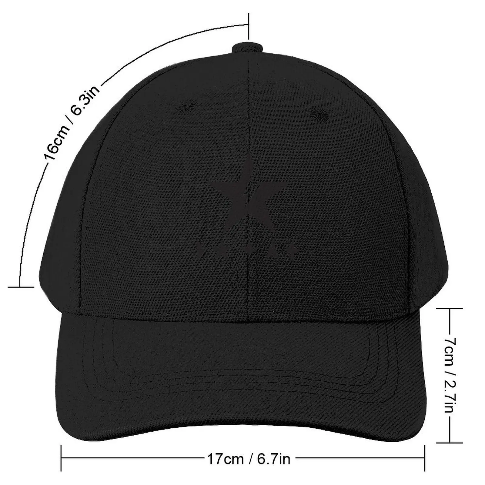 Blackstar Ziggy Baseball Cap Rave beach hat Men's Caps Women's