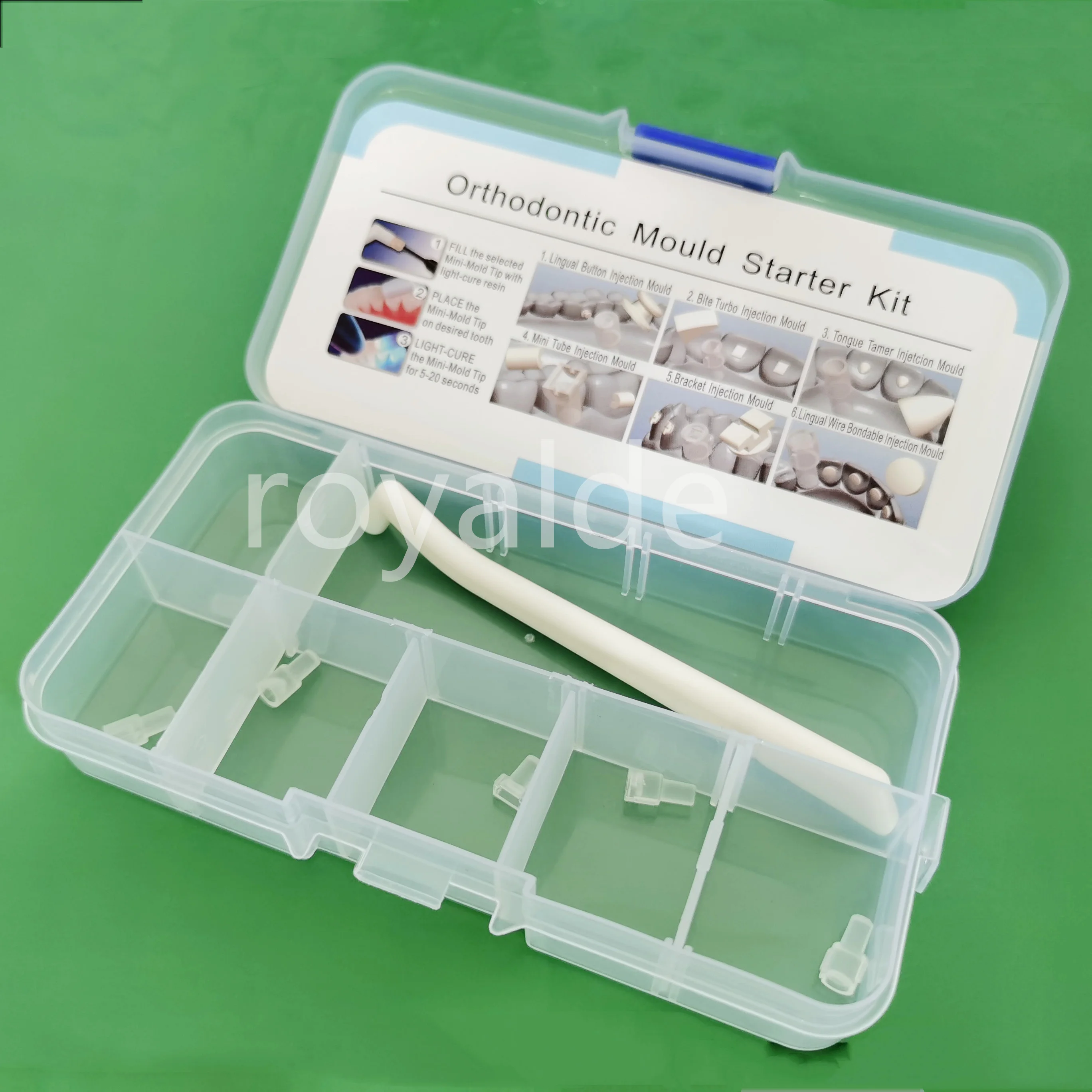 

5Boxes Dental Mini Mould Orthodontic Bracket Tube Wire Bite Turbo Injection Mould Kit