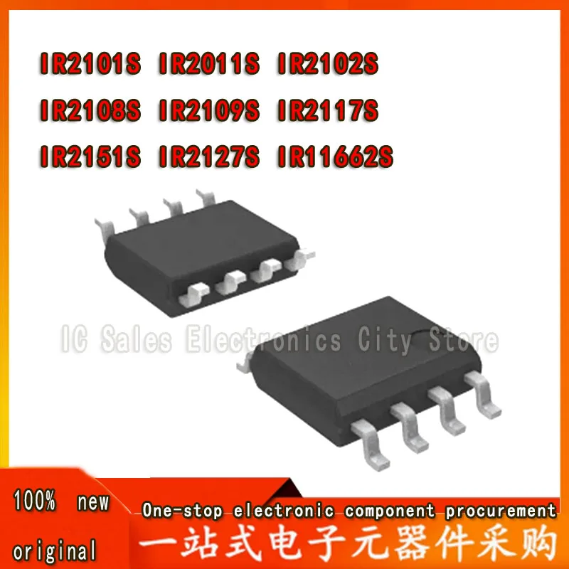 10Pcs New IR2101S IR2011S IR2102S IR2108S IR2109S IR2117S IR2151S IR2127S IR11662S STRPBF TRPBF SOP-8