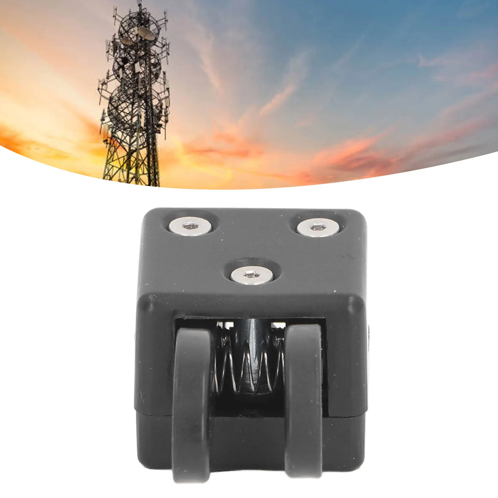 Morse  Key Double Paddle Automatic Telegraph Key Short  Radio CW Key with Magnetic Base QU‑2020 CW Telegraph Key