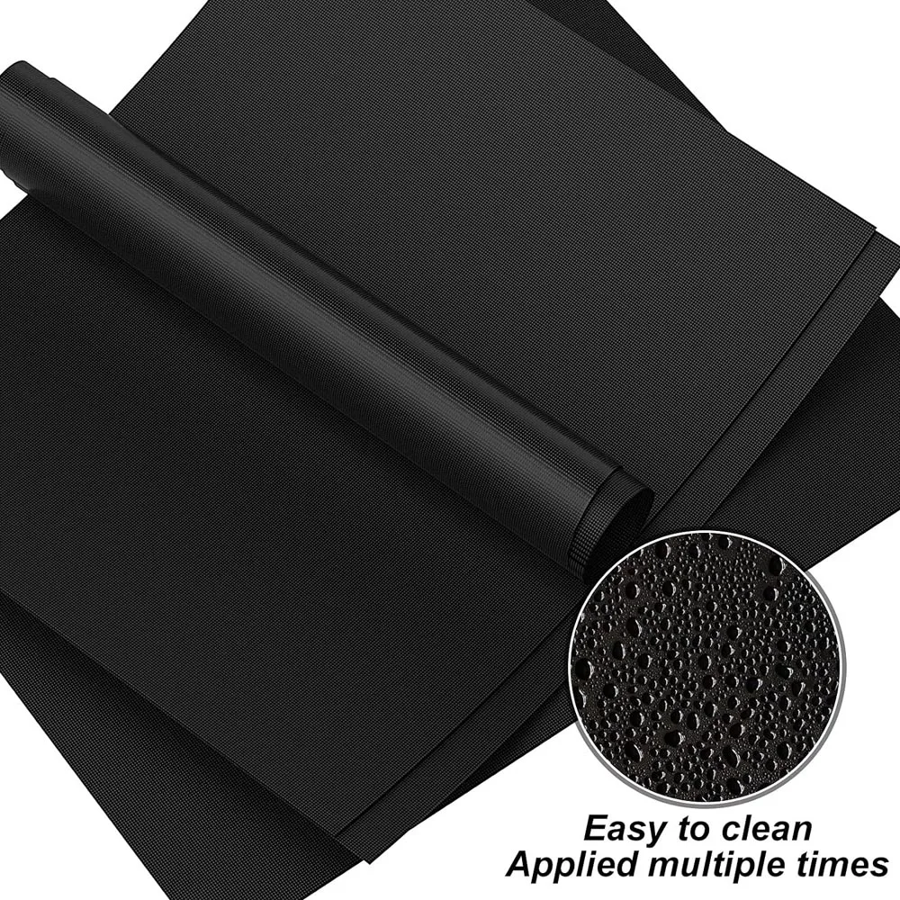 Oven Liners for Bottom of Electric Gas Oven Reusable Non-Stick Teflon Protector Mat Heat Resistant Grill Mats 33X40cm