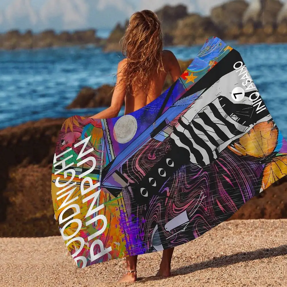 Anime G-Goodnight Punpun Microfiber Beach Towel Absorbent Quick Dry Soft Yoga Swimming Resort Mountain Climbing Towel