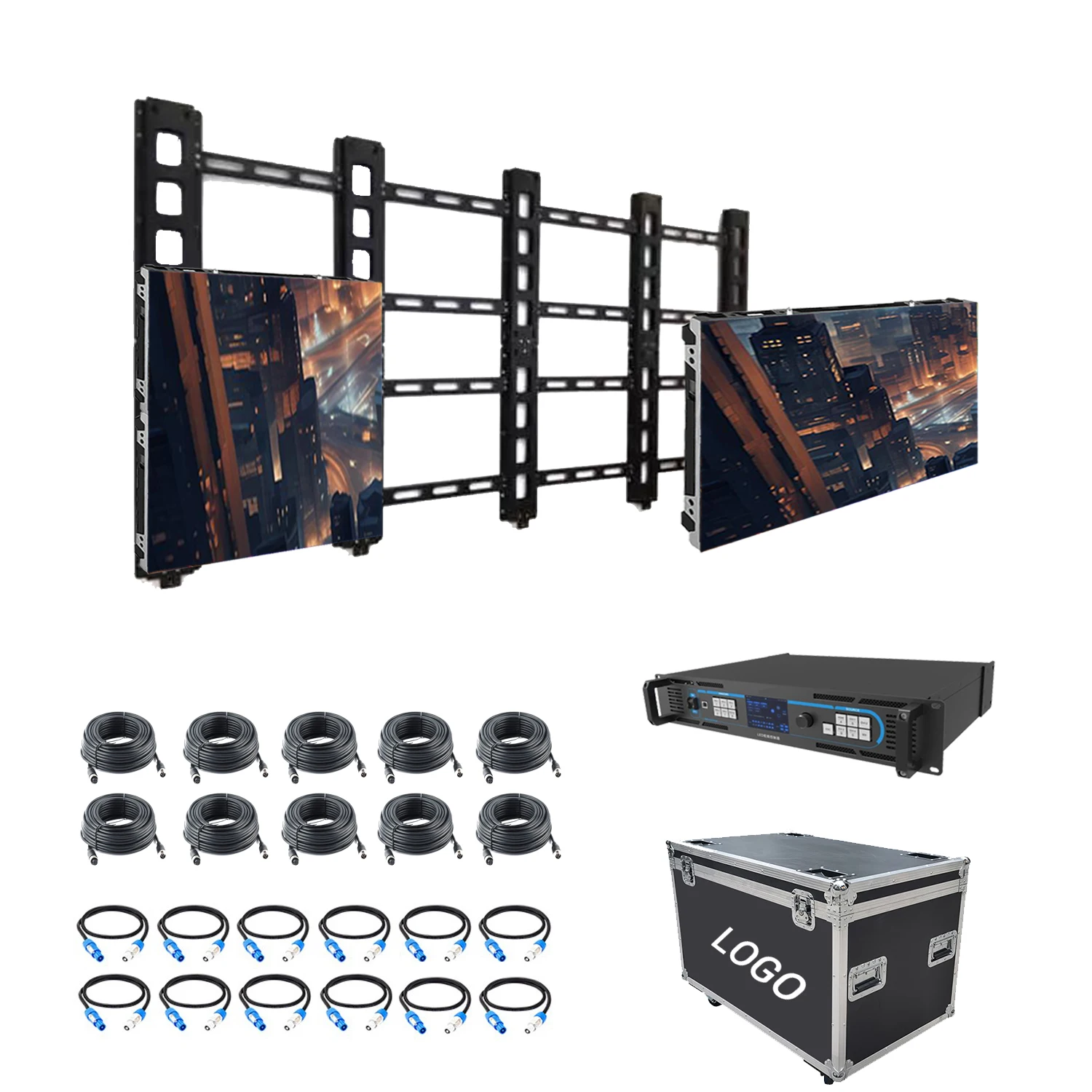 P0.6 Ultra Slim Micro COB 4K 8K LED Video Wall Panel High Premium Small Pixel Pitch Indoor Display for Home Theater Cinema