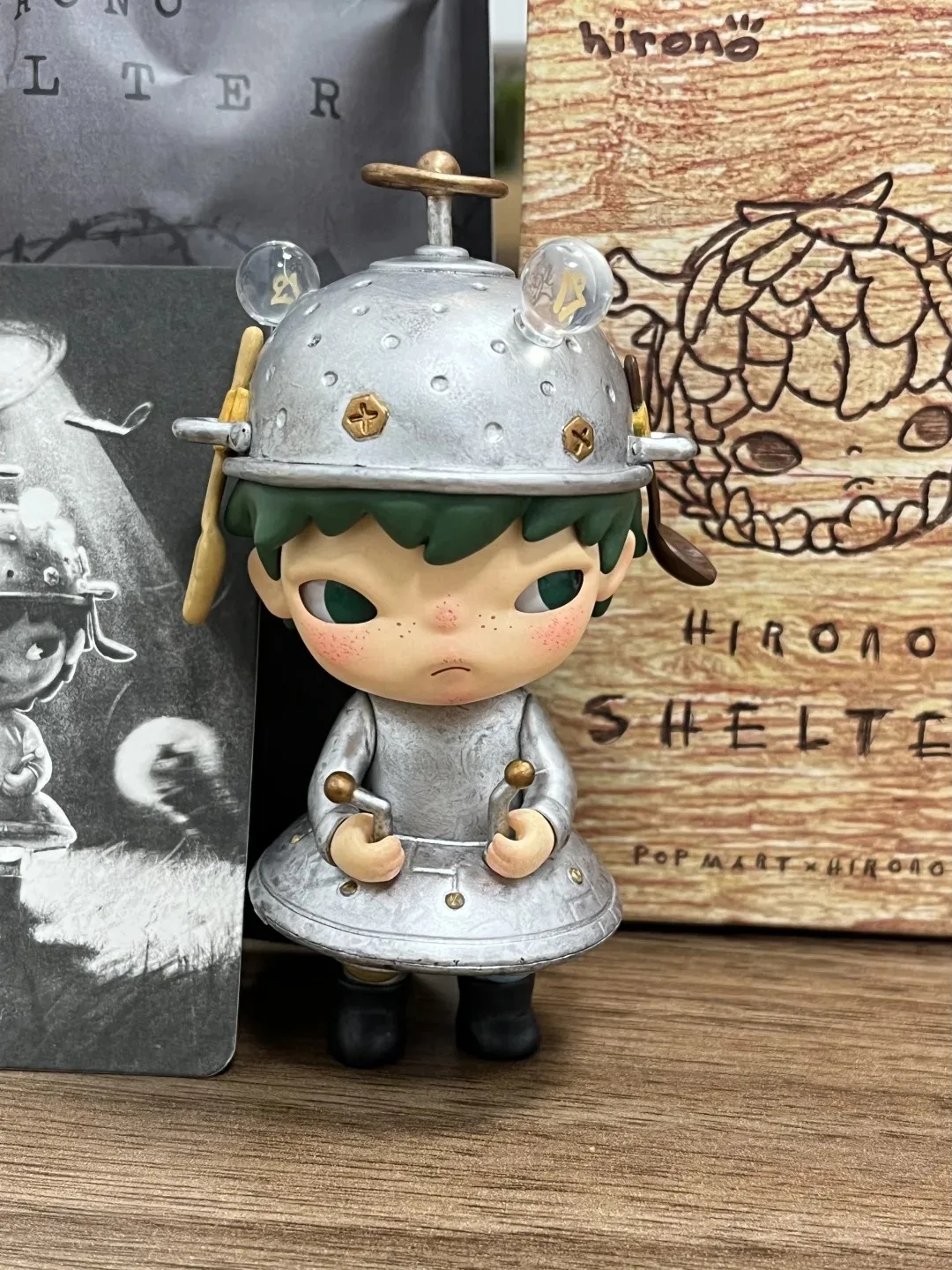 Popmart Hirono Shelter Serie Blind Box Action Figure Überraschung Sammeln Modell Spielzeug Zimmer Ornamente Kinder Geburtstag Geschenk