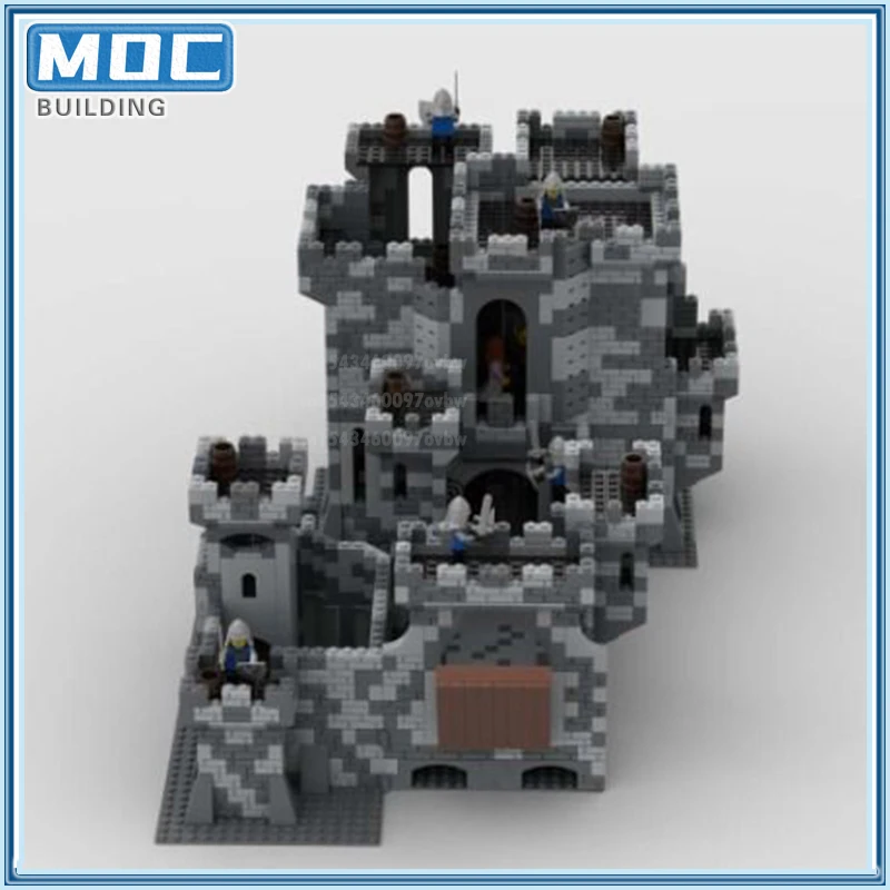 Famous Movie Scence Moc Italian fortress Building Blocks Technology Bricks DIY Assembly Model Collection Toys Xmas Gifts