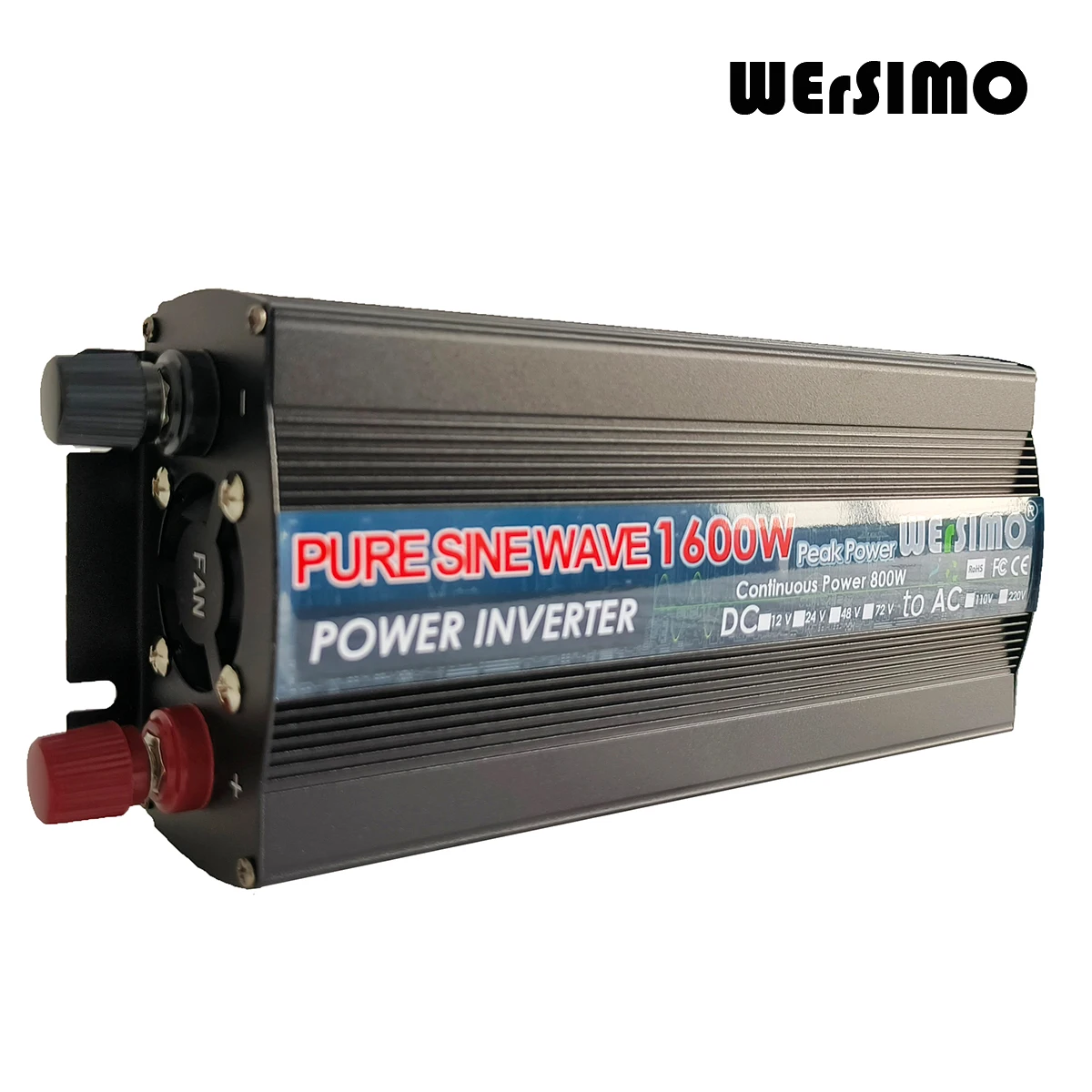 

Power Solar Inverter 1600w Pure Wave DC 12V 24V 48V To AC 110V 220V Voltage Converter Car Inverter home appliance 인버터