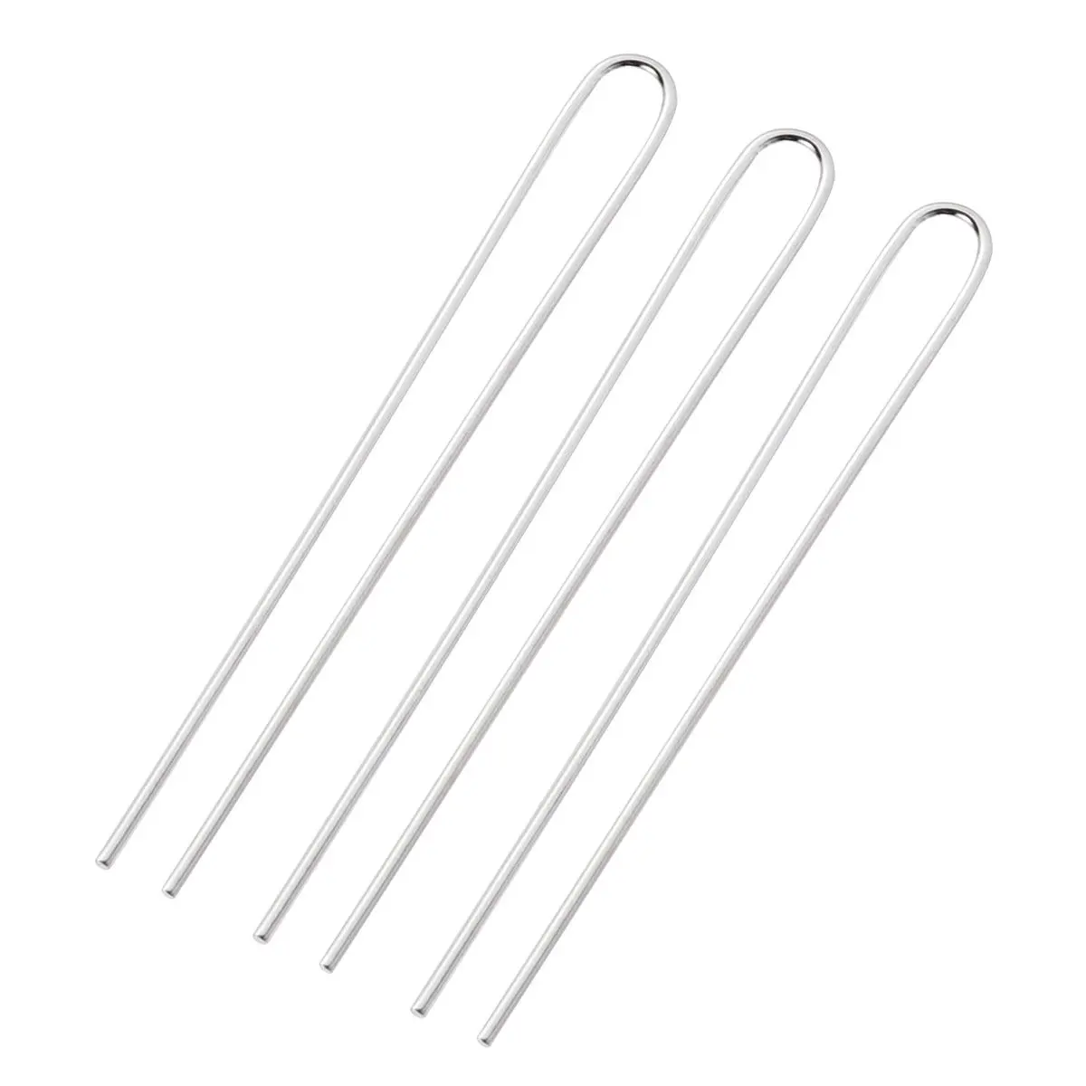 

50 шт. U-образных заколок-шпилек для волос, белые, стильные, прочные, для женщин, для декора и укладки волос, инструмент для рукоделия