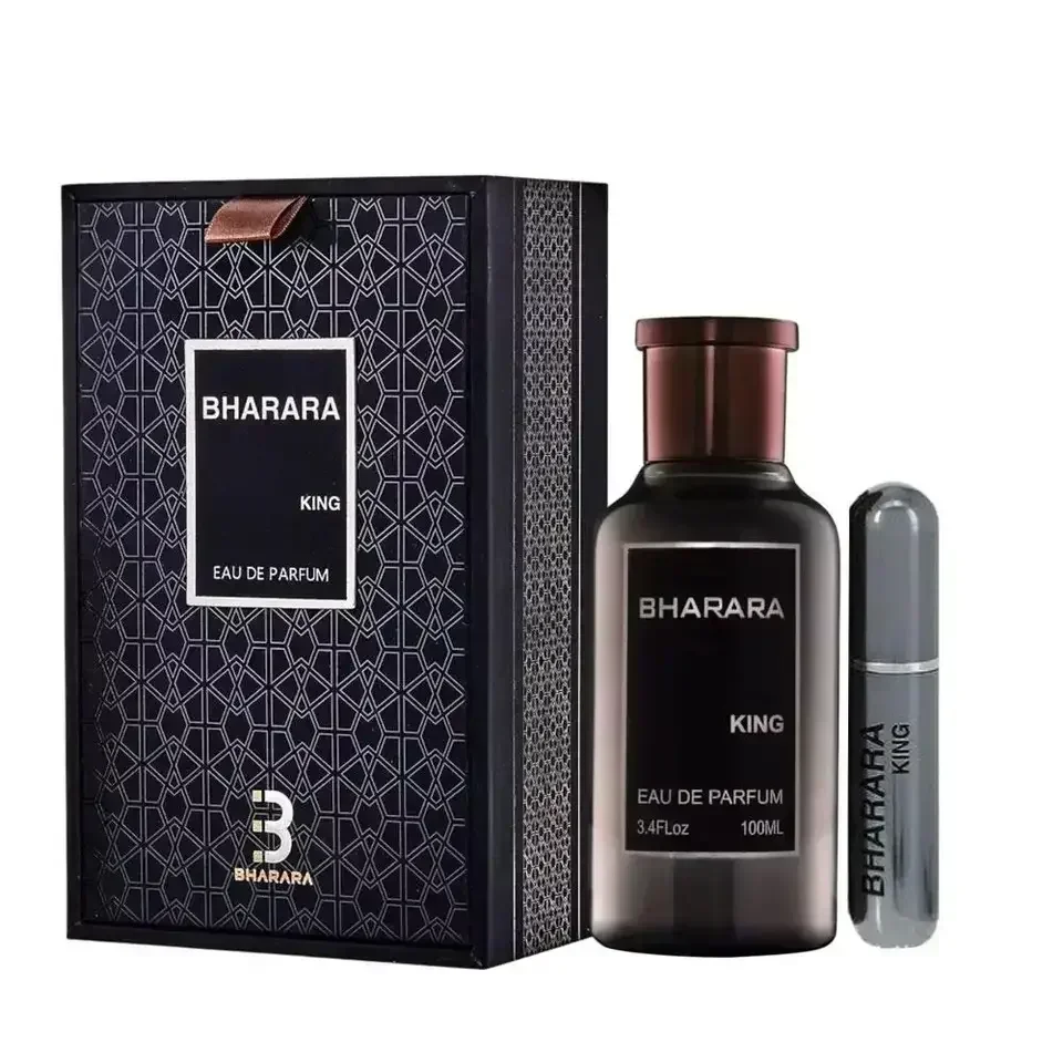 عطر Bharara King Eau De 100ML الراقية للرجال 3.4 أونصة أو دو برفوم بخاخ جديد في علبة هدايا مختومة عطر